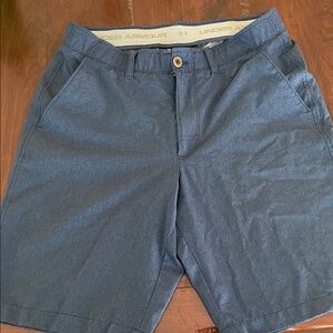 Under Armour Men's Navy Flat Front Shorts